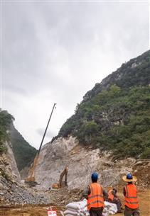 柳州市警犬训练基地迁建项目爆破分项工程顺利完工